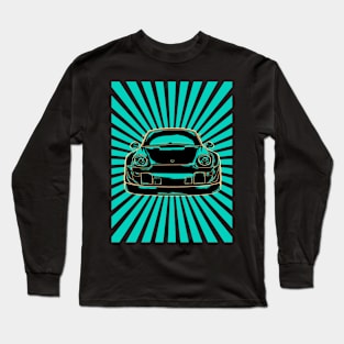 RWB Porsche 964 - TURQUOISE Long Sleeve T-Shirt